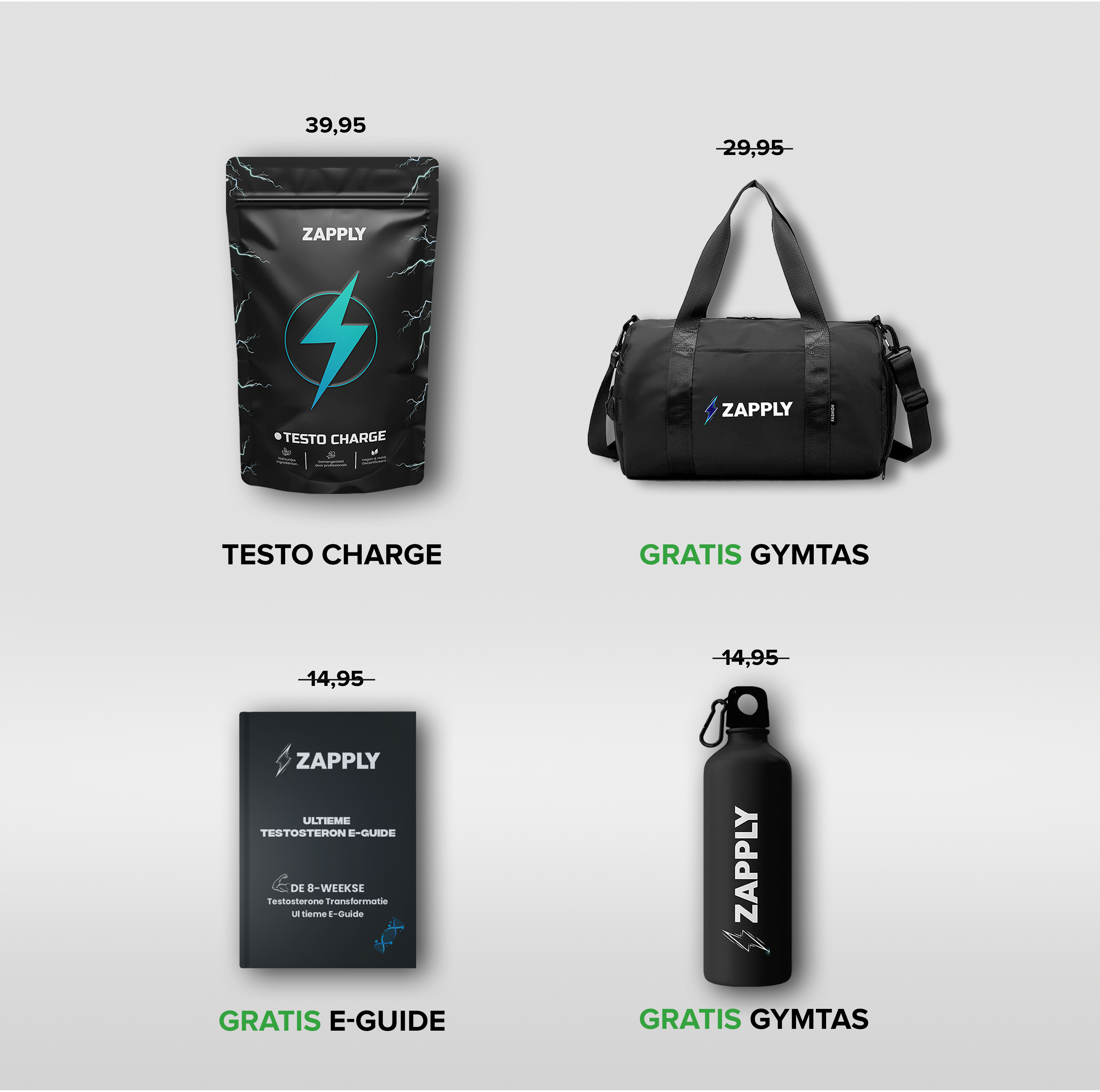Testo Charge abonnement +3 GRATIS Cadeaus